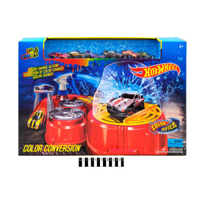 Автомийка "Hot Wheel" 6 машин що змінюють колір 6761
