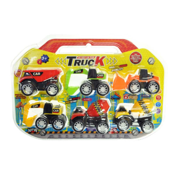 Набір будівельних машин інерційних на блістері WDF787 Набір будівельних машин інерційних на блістері WDF787