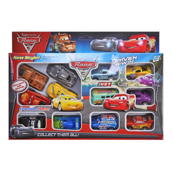 Набір машин "Тачки" в коробці 757-8 Набір машин "Тачки" в коробці 757-8