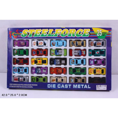 Набір машин метал 25 шт MK-25 Набір машин метал 25 шт MK-25