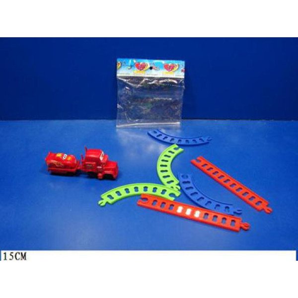 Трейлер "Тачки" в комплекті з рейками в пакеті 58100C Трейлер "Тачки" в комплекті з рейками в пакеті 58100C