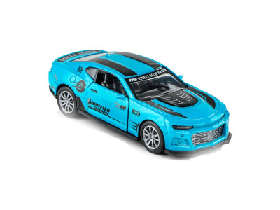 Машинка HORNET 1:32 металева інерційна з світлом і звуком K175B12_Blue Машинка HORNET 1:32 металева інерційна з світлом і звуком K175B12_Blue