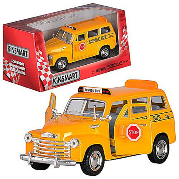 Машина металева "Chevrolet Suburban School Bus 1950" KT5005W
