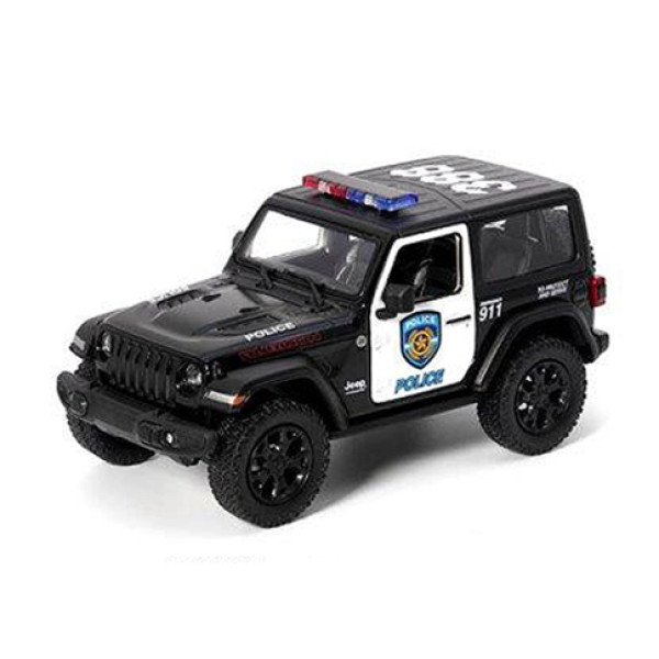 Модель джип 5' Jeep Wrangler Police метал KT5412WA