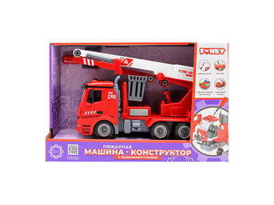 Автомобіль-конструктор "Пожежний рятувальний" з набором FT61113