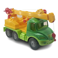 Машинка-кран "Атлантіс" 0640_Green-Yellow Машинка-кран "Атлантіс" 0640_Green-Yellow