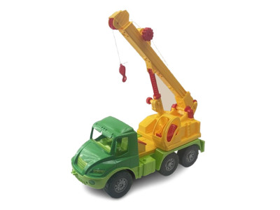 Машинка-кран "Атлантіс" 0640_Green-Yellow Машинка-кран "Атлантіс" 0640_Green-Yellow