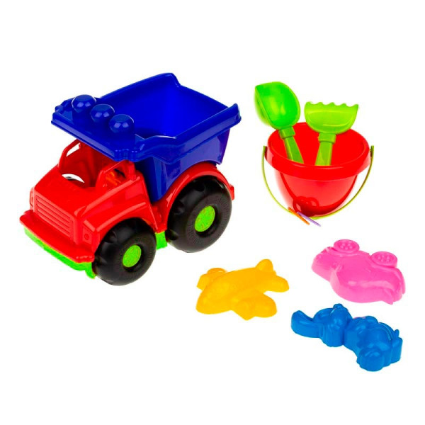 Машина "Тотошка" самоскид 0183_Red-Blue Машина "Тотошка" самоскид 0183_Red-Blue