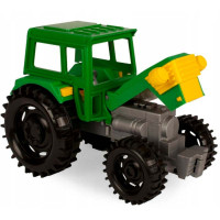 Машинка Tigres Трактор із причепом 39348_Horse-Carriage Green-Yellow