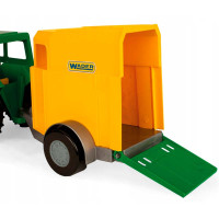 Машинка Tigres Трактор із причепом 39348_Horse-Carriage Green-Yellow