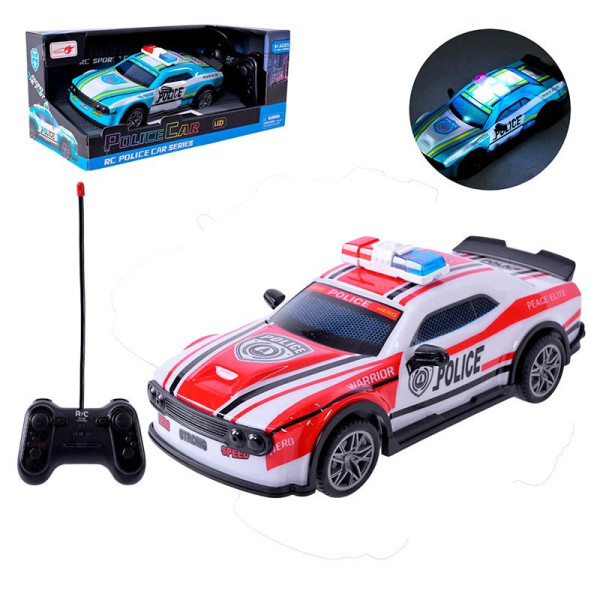 Машинка гоночна на радіокеруванні зі світлом і звуком на акумуляторі 998-4A_Red Машинка гоночна на радіокеруванні зі світлом і звуком на акумуляторі 998-4A_Red