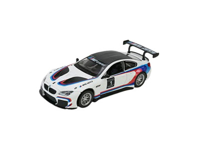 Машинка Автопром MW M6 GT3 металева зі світлом і звуком 68325_White
