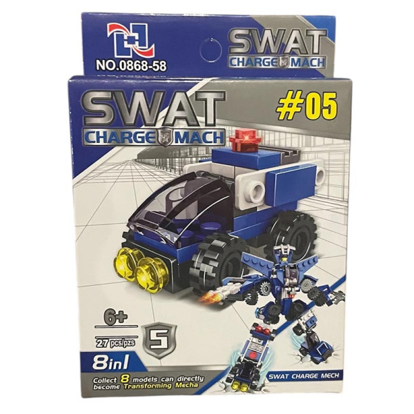 Машинка частина робота з 8 машинок 0868-58_series5