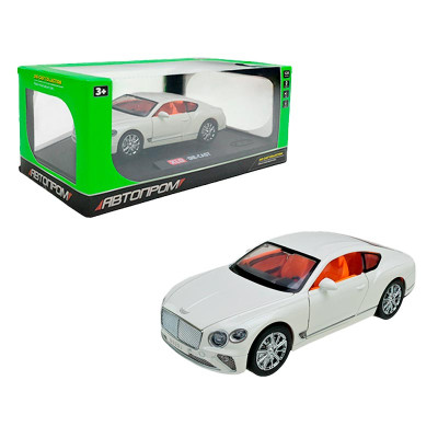 Машинка Автопром 1:24 зі світлом і звуком металева AP7715_White