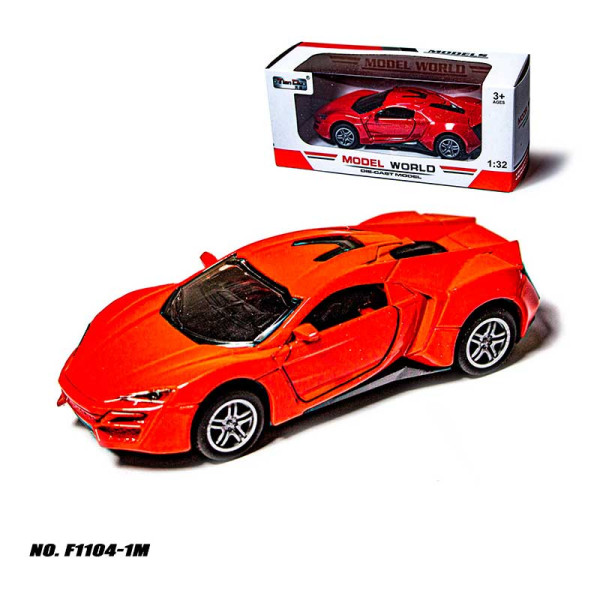 Машинка Tian Du model WORLD F1104-1M red світло звук F1104-1M red