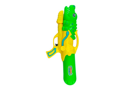 Водяний пістолет "Крокодил" помповий M222EY_Green-Yellow-Green