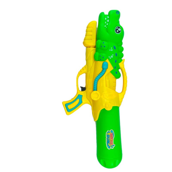 Водяний пістолет "Крокодил" помповий M222EY_Green-Yellow-Green