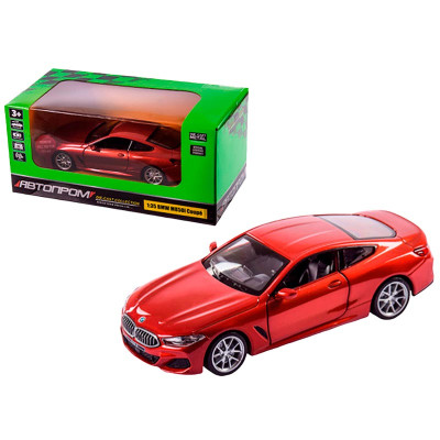 Машинка металева "АВТОПРОМ" 2 кольори BMW M850i Coup? батар світло звук 68415_Orange