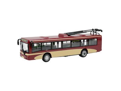 Тролейбус PLAY SMART "Автопарк" метал інерційний 6407ABCD_Red Тролейбус PLAY SMART "Автопарк" метал інерційний 6407ABCD_Red