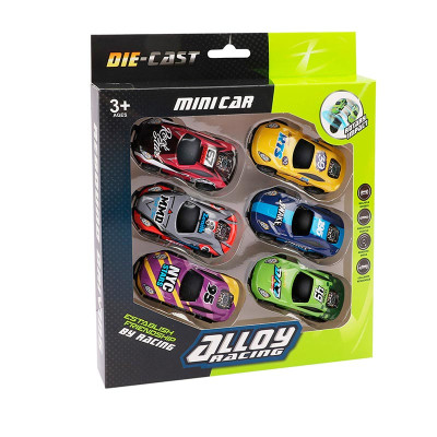 Набір машинок інерційні трюкові 6 штук стрибають U212-42A