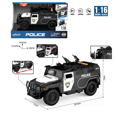 Інерційний поліцейський джип зі світлом і звуком WY860B