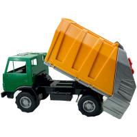 Машинка сміттєвоз Оріон Х2 пластикова 273_Green-Orange