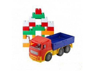 Машина "Акрос" бортова (конструктор Бебі-Блок) Хар.1722 Машина "Акрос" бортова (конструктор Бебі-Блок) Хар.1722