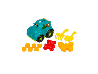 Сортер-машинка "Автошка" з пасочками та лопаткою 0299_Green Сортер-машинка "Автошка" з пасочками та лопаткою 0299_Green