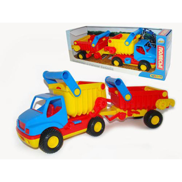 Автомобіль самоскид "КонсТрак" з напівпричепом 37718