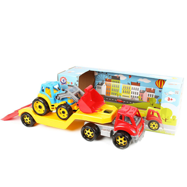 Машинка Технок"Автовоз" із трактором 3916 Машинка Технок"Автовоз" із трактором 3916