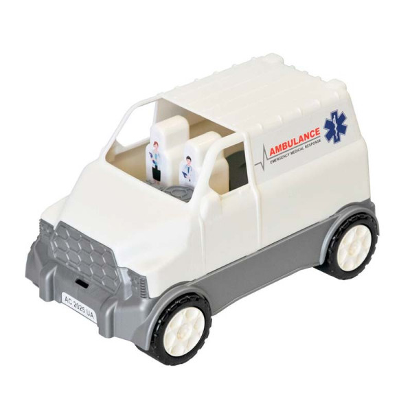 Машинка Tigres "Smart Wheels" швидка допомога біла 40046