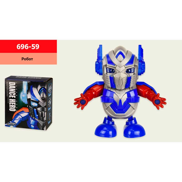 Робот Батар. танцюючий світло звук 696-59 Робот Батар. танцюючий світло звук 696-59