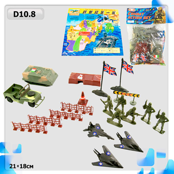 Військовий набір техніка солдати у пакеті 21 18см D10.8 Військовий набір техніка солдати у пакеті 21 18см D10.8