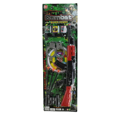 Зброя арт. 620-25 (144шт/2) автомат наручники 3 снаряди на присосці приц 620-25