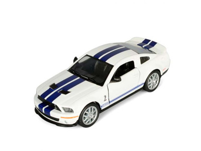 Модель легкова SHELBY GT500 5 інерційна металева KT5310W_White