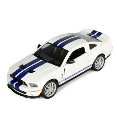 Модель легкова SHELBY GT500 5'' інерційна металева KT5310W_White