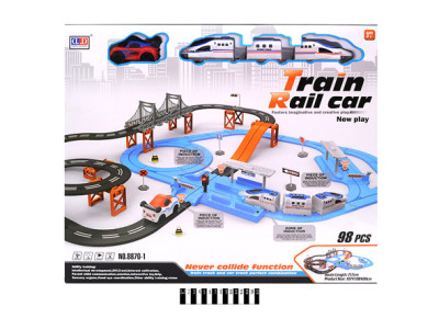 Залізниця і трек "2в1" зі світловими і звуковими ефектами 8870-1 Залізниця і трек "2в1" зі світловими і звуковими ефектами 8870-1