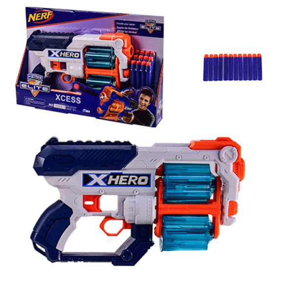 Бластер із паралоновими снарядами в коробці 40х65х27 см 7053-1 Бластер із паралоновими снарядами в коробці 40х65х27 см 7053-1