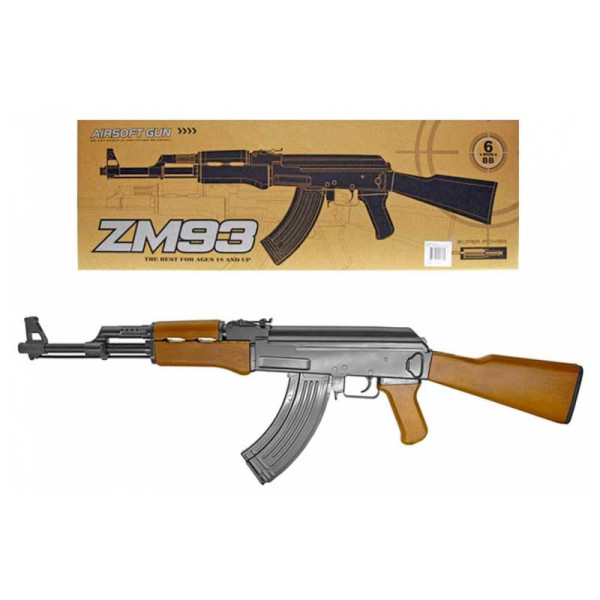 Автомат CYMA ZM93 на кульках метал+пластик коробка 85*7*24 см ZM93 Автомат CYMA ZM93 на кульках метал+пластик коробка 85*7*24 см ZM93