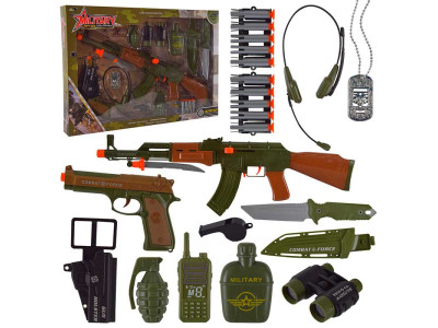 Військовий ігровий набір із поролоновими кулями 558-121