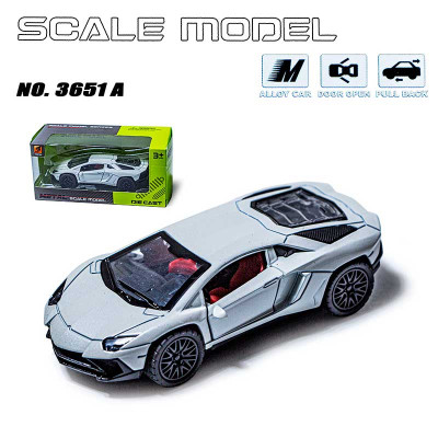Машинка Scale model 3651A white 3651A white