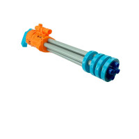 Водяний пістолет помповий M207XY_Blue-Orange-Gray-Blue