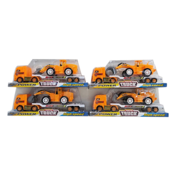 Трейлер "Автовоз із будтехнікою" інерційний 101-7C Трейлер "Автовоз із будтехнікою" інерційний 101-7C