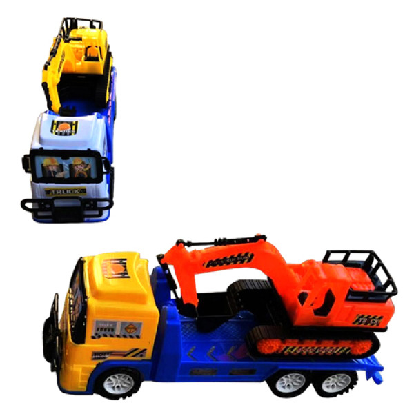 Вантажівка з екскаватором інерційна 328-55 Вантажівка з екскаватором інерційна 328-55