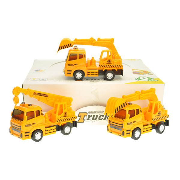 Вантажівка інерційна озвучена зі світлом у блоці 8шт 7717 Вантажівка інерційна озвучена зі світлом у блоці 8шт 7717