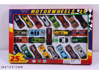 Набір металевих машинок 25 штук у коробці 92753-25
