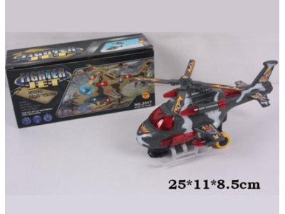 Вертоліт на батарейках з музично-світловим ефектом у коробці 3317 Вертоліт на батарейках з музично-світловим ефектом у коробці 3317