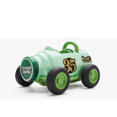 Металева інерційна машинка-банка зі світлом і звуком MY66-K1212_Light-Green