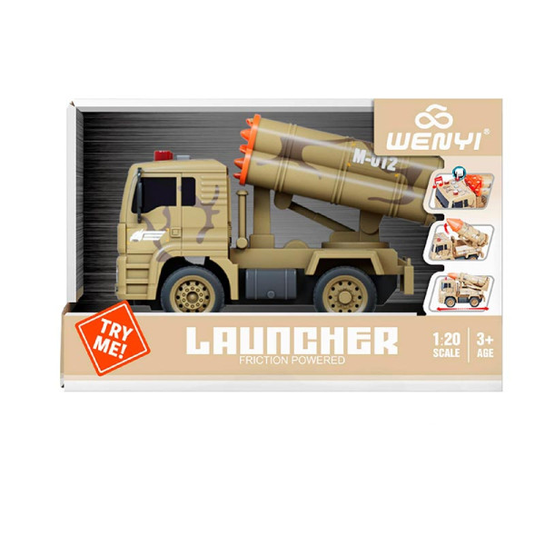 Машинка військова з рокетною установкою WY441D Машинка військова з рокетною установкою WY441D
