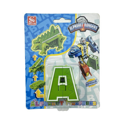 Конструктор Літери трансформери 26 шт Абетка навчальна іграшка 2911_seriesA